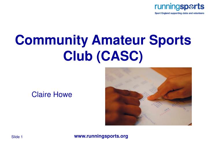 community amateur sports club casc