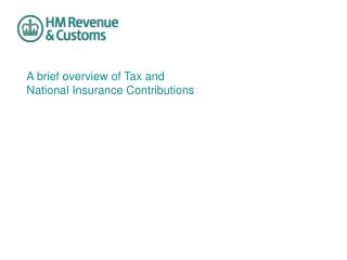 A brief overview of Tax and National Insurance Contributions