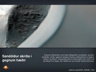 sand ldur skr a gegnum h ir
