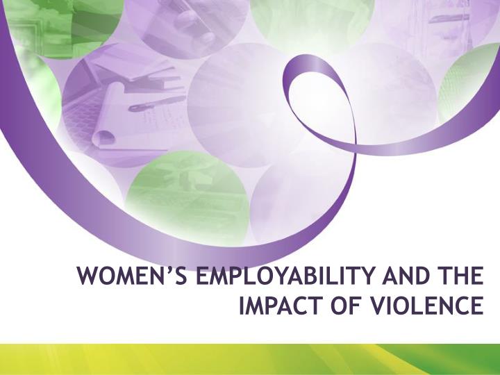 women s employability and the impact of violence