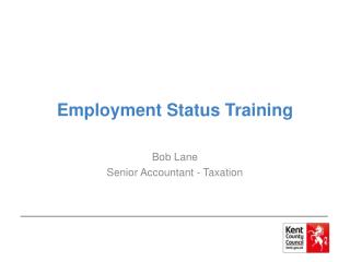 Employment Status Training