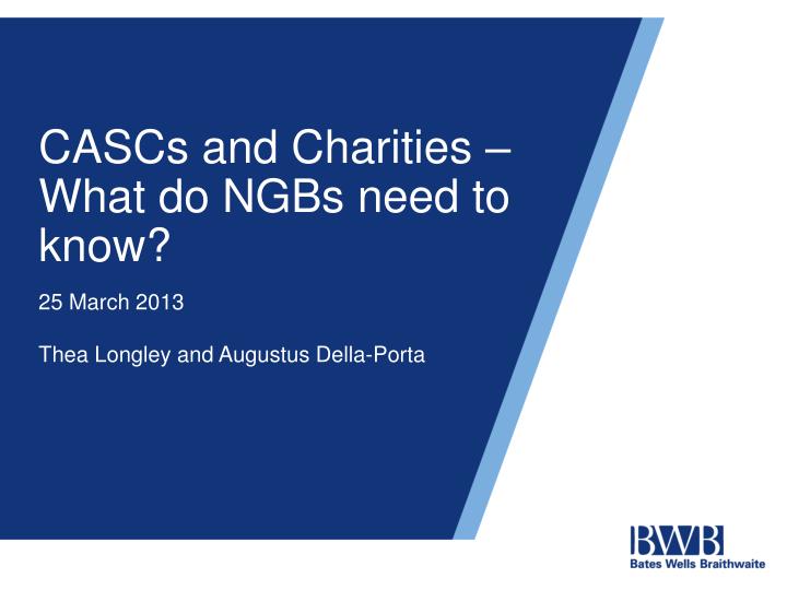 cascs and charities what do ngbs need to know