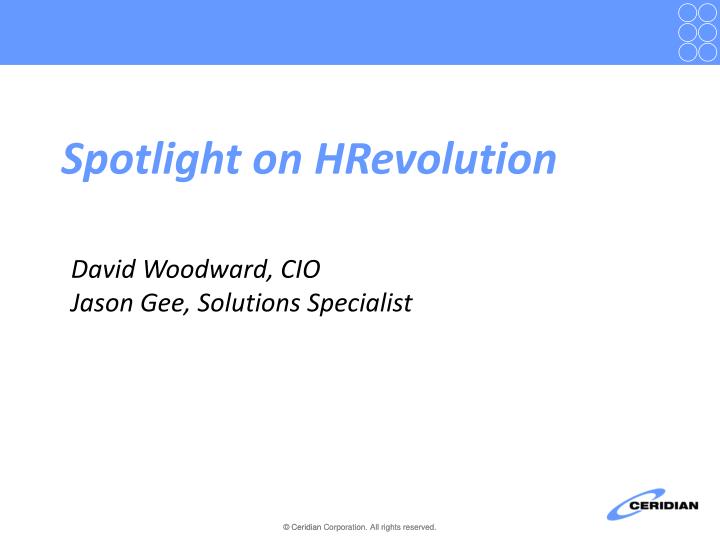 spotlight on hrevolution