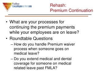 Rehash: Premium Continuation