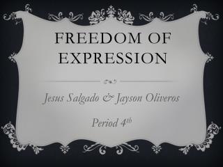 Freedom of expression