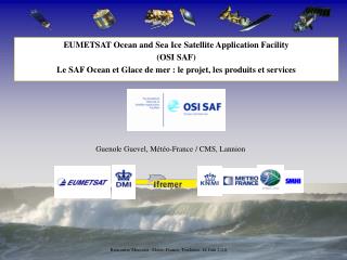 EUMETSAT Ocean and Sea Ice Satellite Application Facility (OSI SAF)