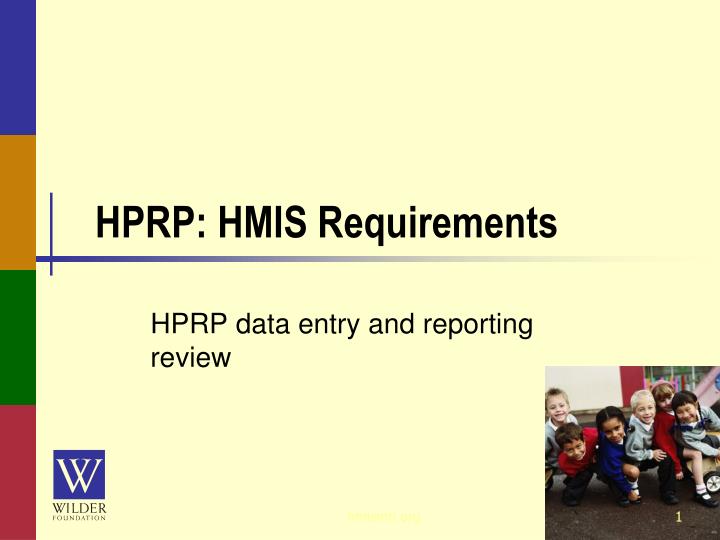 hprp hmis requirements