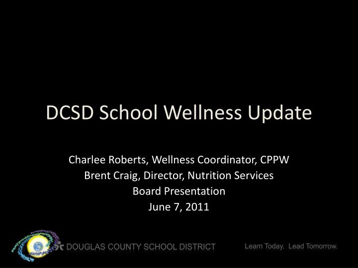 dcsd school wellness update