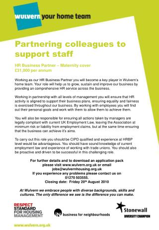 partnering colleagues to support staff