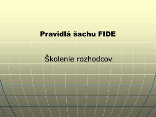 pravidl achu fide