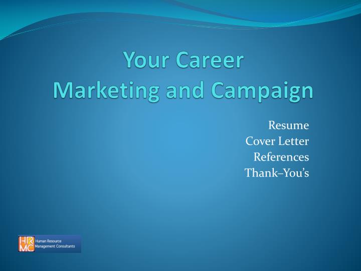 your career marketing and campaign