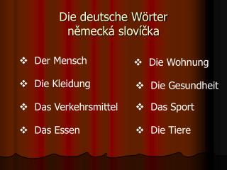 die deutsche w rter n meck slov ka