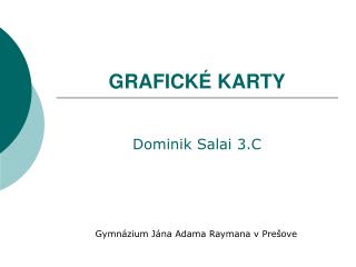 grafick karty