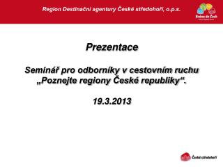 region destina n agentury esk st edoho o p s