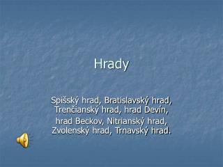hrady