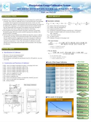 Precipitation Gauge Calibration System