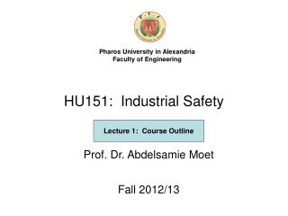 HU151: Industrial Safety
