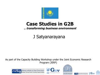 Case Studies in G2B .. transforming business environment