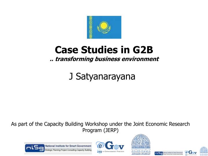 case studies in g2b transforming business environment
