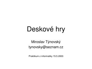 deskov hry
