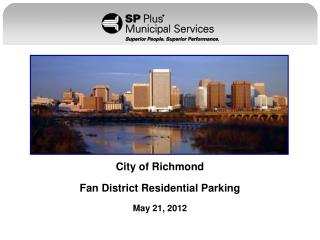 City of Richmond Fan District Residential Parking May 21, 2012
