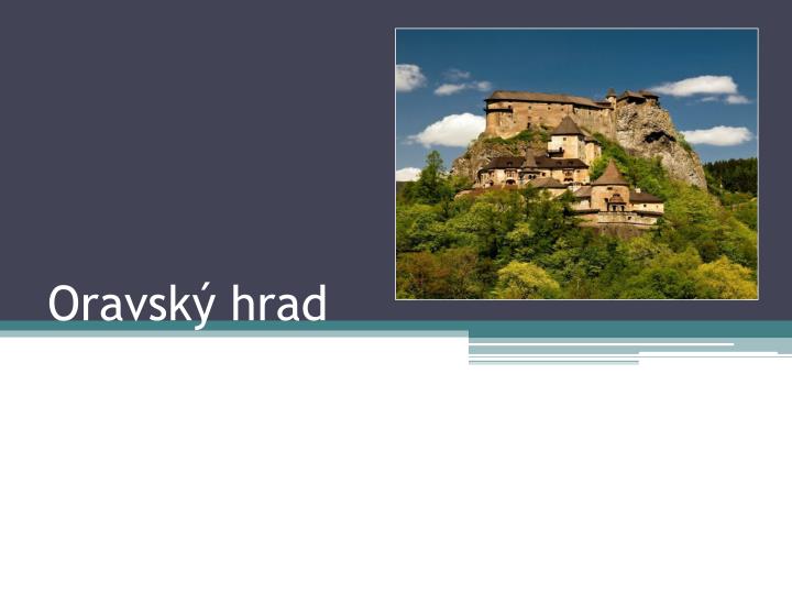 oravsk hrad