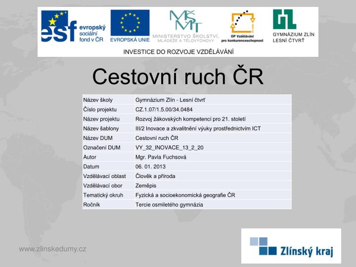 cestovn ruch r