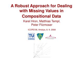 A Robust Approach for Dealing with Missing Values in Compositional Data