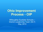 Ohio Improvement Process - OIP - slide 1