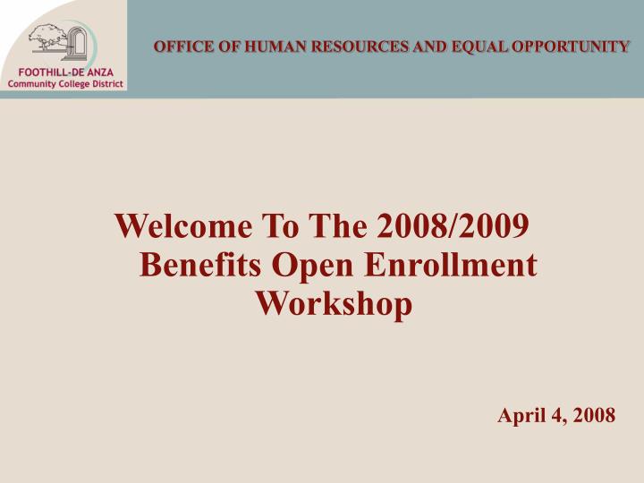 office of human resources and equal opportunity