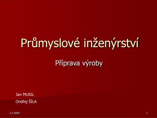 pr myslov in en rstv