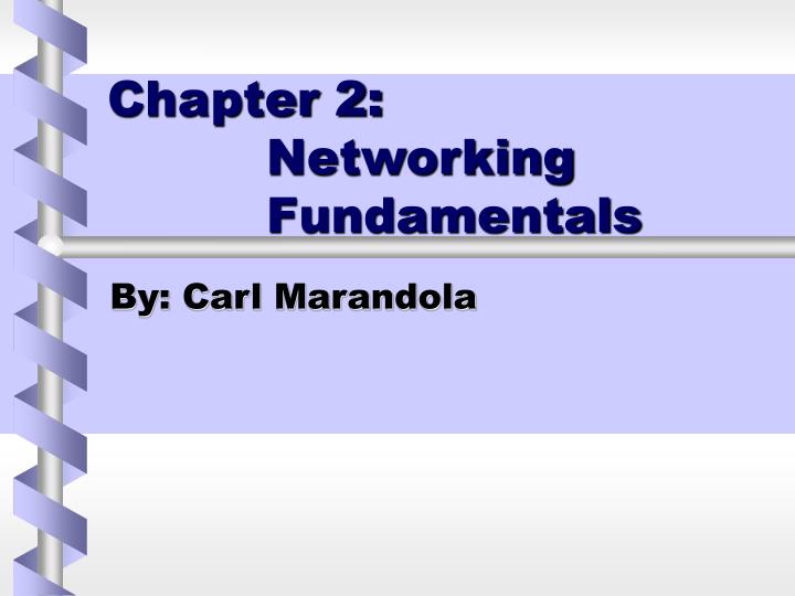 chapter 2 networking fundamentals
