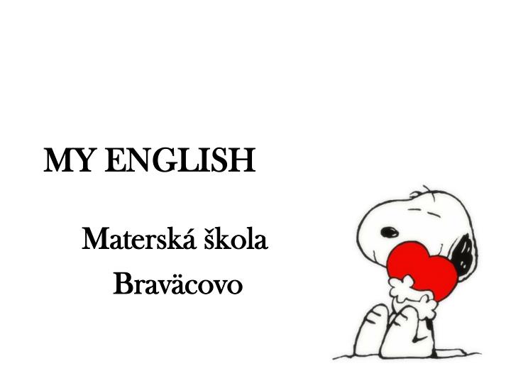 my english