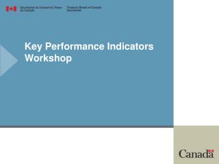 Key Performance Indicators Workshop