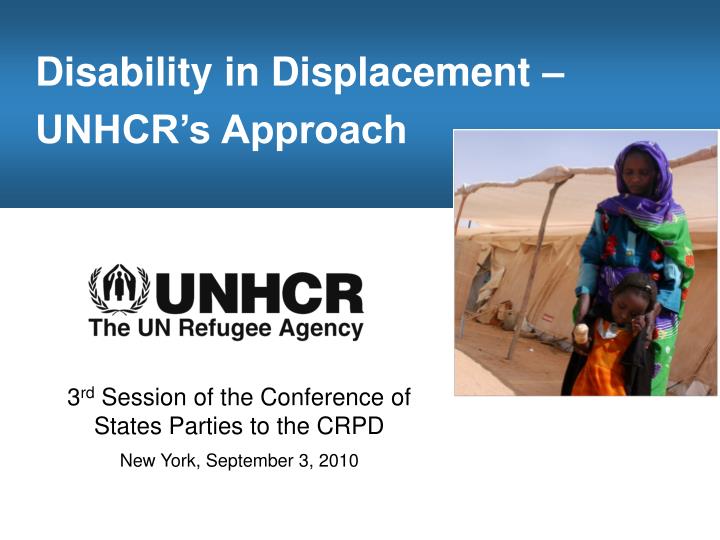 disability in displacement unhcr s approach