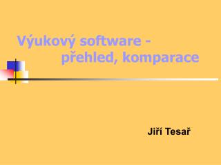v ukov software p ehled komparace