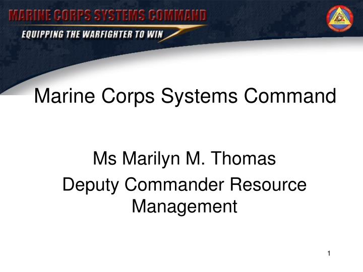 marine corps systems command