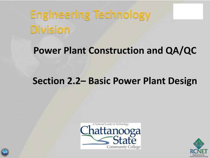 power plant construction and qa qc section 2 2 basic power plant design
