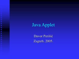 java applet
