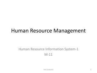 human resource management