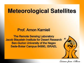 Meteorological Satellites