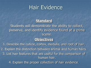Hair Evidence