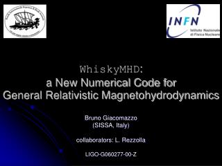 WhiskyMHD : a New Numerical Code for General Relativistic Magnetohydrodynamics