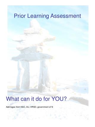 Prior Learning Assessment