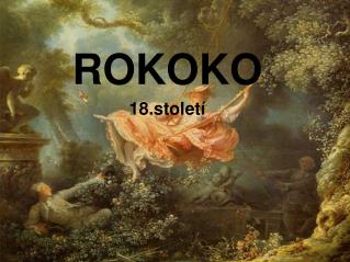 rokoko 18 stolet