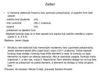 zadaci
