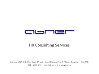 HR Consulting Services