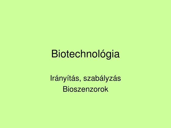 biotechnol gia