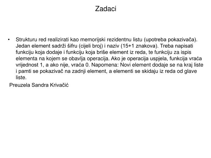 zadaci