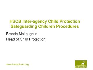 HSCB Inter-agency Child Protection Safeguarding Children Procedures